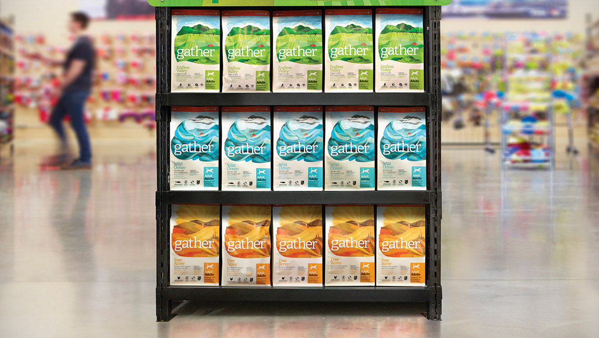 Petcurean狗糧系列插畫包裝設(shè)計