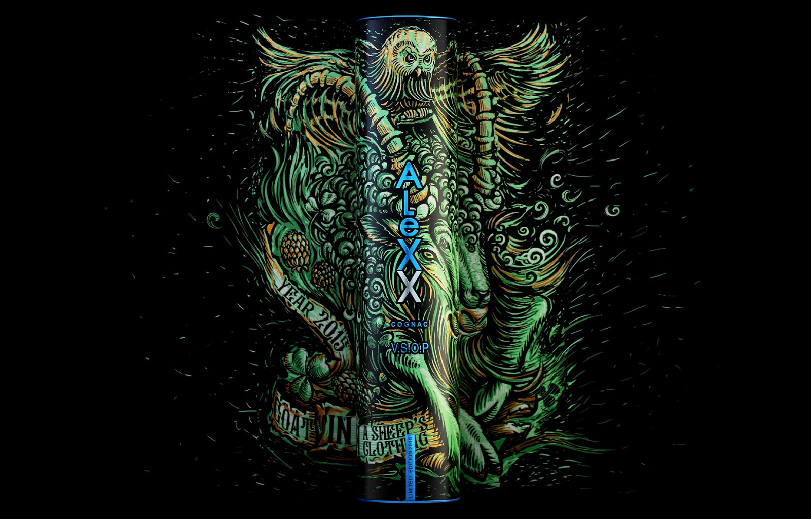 羊年烏克蘭白蘭地限量版包裝設計