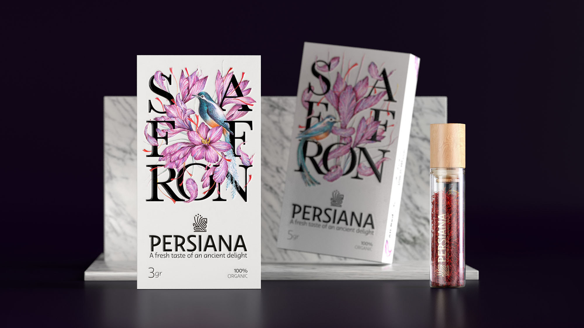 有機(jī)藏紅花包裝設(shè)計(jì)