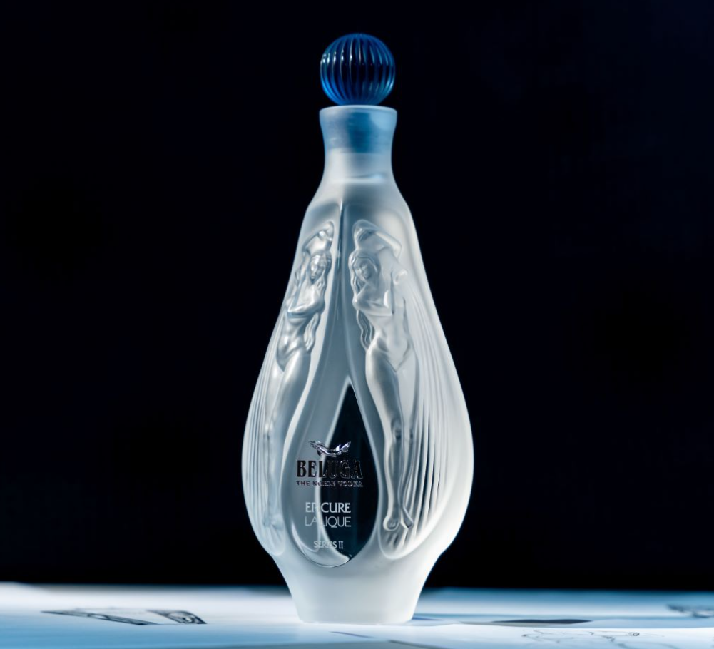 Lalique 和 Beluga 推出 Beluga Epicure Series II，合作推出伏特加包裝設(shè)計(jì)